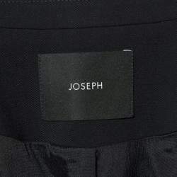 Joseph Black Wool Jackie Tailored Jacket M