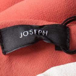 Pre Owned فستان ماكسي جوزيف قصة باسيل بايس كريب حرير برتقالي L