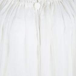 Pre Owned بلوزة جوزيف مو مو قطن بطيات فوال أوف شولدر واسعة M