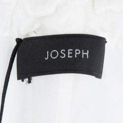 Pre Owned بلوزة جوزيف مو مو قطن بطيات فوال أوف شولدر واسعة M