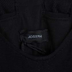 Joseph Black Knit Ribbon Strap Detail Sleeveless Penn Midi Dress M