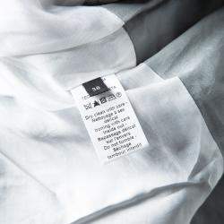 Joseph Black and Cloud Techno Taffeta Benicio Belted Trench Coat M