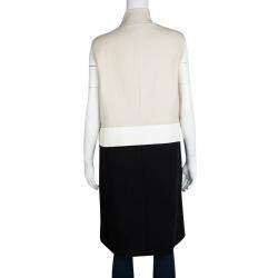 Joseph Tricolor Zip Detail Preston Sleeveless Long Coat M