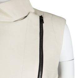 Joseph Tricolor Zip Detail Preston Sleeveless Long Coat M