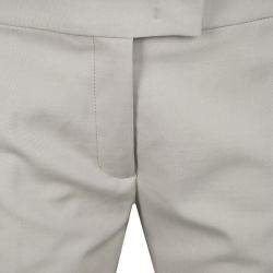 Joseph Almond Beige New Cotton Compact Finley Regular Fit Trousers L