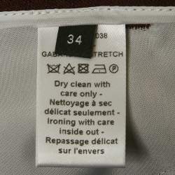 Pre Owned Joseph Burgundy Stretch Gabardine Nino Pants S