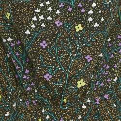 Pre Owned Joseph Black Silk Lionel Tellis Floral Top M