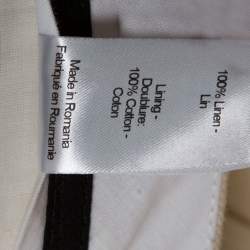 Joseph Beige Linen Wide Leg Ferguson Pants S