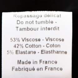 Pre Owned Joseph Black Stretch Gabardine Leggings L