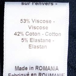 Pre Owned Joseph Navy Blue Stretch-Gabardine New Jodhpur Leggings M