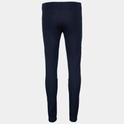 Pre Owned Joseph Navy Blue Stretch-Gabardine New Jodhpur Leggings M