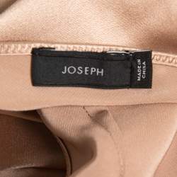 Joseph Champagne Pink Silk-Satin Long Slip Dress M