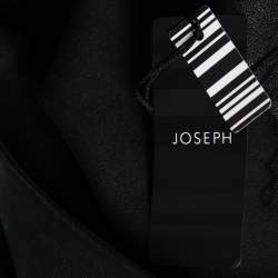 Pre Owned Joseph Black Leather Pencil Skirt M