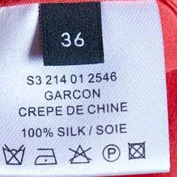 مملوكة مسبقًا Joseph Pink Silk Long Sleeve Shirt S