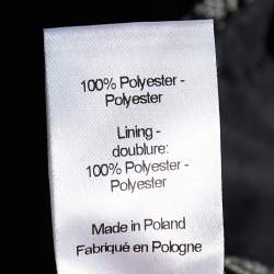 Pre Owned Joseph Black & Green Cravatte Jacquard Duke Trousers M