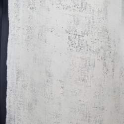 Pre Owned Joseph Cream & Black Paint Printed Silk Pattina Dress L