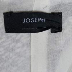 Joseph Monochrome Eagle Printed Silk Neck Scarf Detail Cooper Dress M