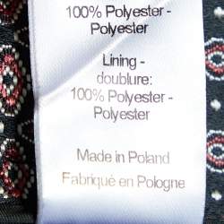 Joseph Black & Red Cravatte Jacquard Duke Trousers M