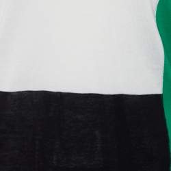 Joseph Color Block Cotton Knit Lightweight Sweater XS