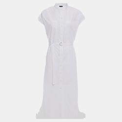 Pre Owned Joseph Cotton Midi Dress 36