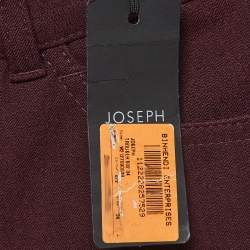 Joseph Burgundy Stretch Knit Skinny Jeans S Waist 24"