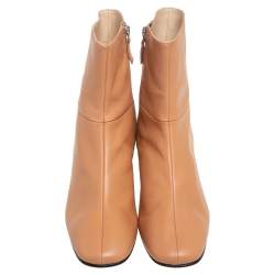 Pre Owned Joseph Tan Leather Chelsea Ankle Boots Size 39