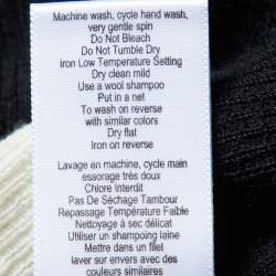 مملوكة مسبقًا Joseph Black/White Stripe Cashmere High Neck Sweater XS