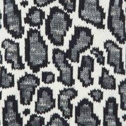 Joseph Animal Patterned Jacquard Wool Round Neck Sweater S