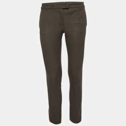 Joseph Green Gabardine Ankle-Length Pants S