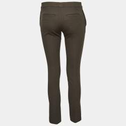 Joseph Green Gabardine Ankle-Length Pants S
