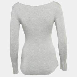 Joseph Grey Knit Long Sleeves Top S