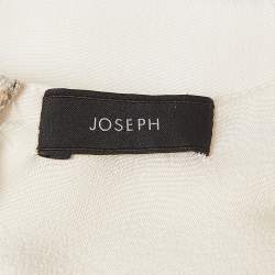 مملوكة مسبقًا Joseph Beige Poplin & Silk Sleeveless Mini Dress S