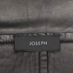 Joseph Suede and Leather Fringe Detail Biker Jacket M