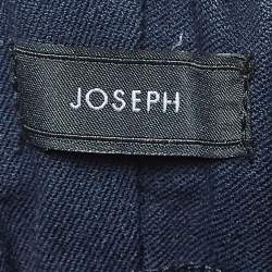 Joseph Navy Blue Stretch Gabardine Ankle Length Pants M