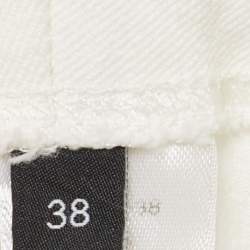 Joseph White Gabardine Tight Fit Leggings M