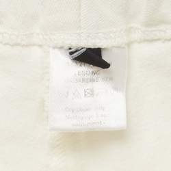 Joseph White Gabardine Tight Fit Leggings M