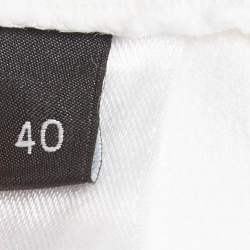 Joseph White Gabardine Tight Fit Leggings M