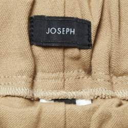 Joseph Brown Stretch Gabardine Tight Fit Leggings M