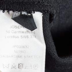 Joseph Nitro Black Stretch Gabardine Pants M 
