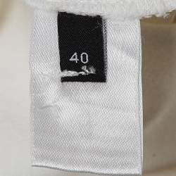 Joseph White Stretch Gabardine Leggings M