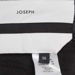 مملوكة مسبقًا Joseph Black Riska Satin Silk Trousers S
