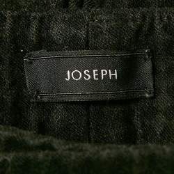 Joseph Black Diamond Stretch Gabardine New Rocket Trousers S