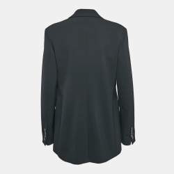 Joseph Black Gabardine Single Breasted Blazer L