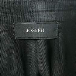Joseph Black Gabardine Single Breasted Blazer L