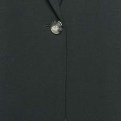 Joseph Black Gabardine Single Breasted Blazer L