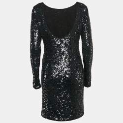 Joseph Black Tulle/Jersey Lola Mini Dress L