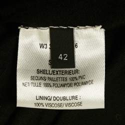 Joseph Black Tulle/Jersey Lola Mini Dress L