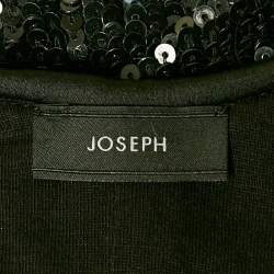 Joseph Black Tulle/Jersey Lola Mini Dress L
