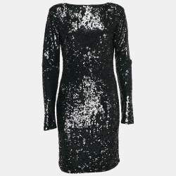 Joseph Black Tulle/Jersey Lola Mini Dress L