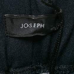 Pre Owned Joseph Navy Blue Stretch Gabardine Leggings M
